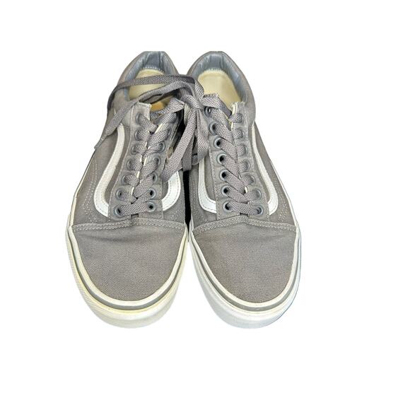 Vans Old Skool Shoe Gray | Mens Size 7 | Womens Size 8.5 - Picture 6 of 8